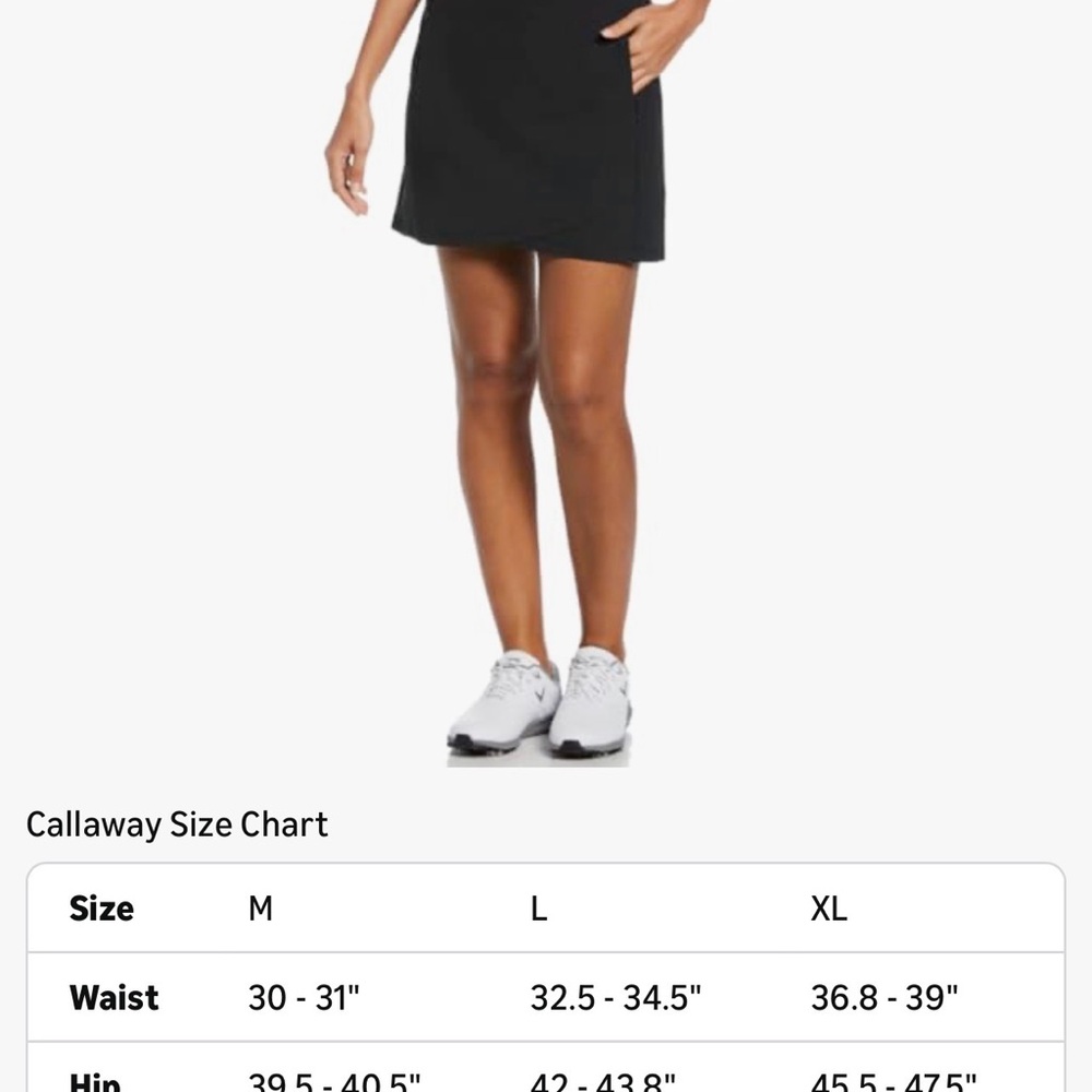Callaway Black skirt Opti-Dri Apparel - Picture 2 of 9